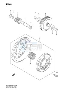 LT-Z400 (E19) drawing STARTER CLUTCH