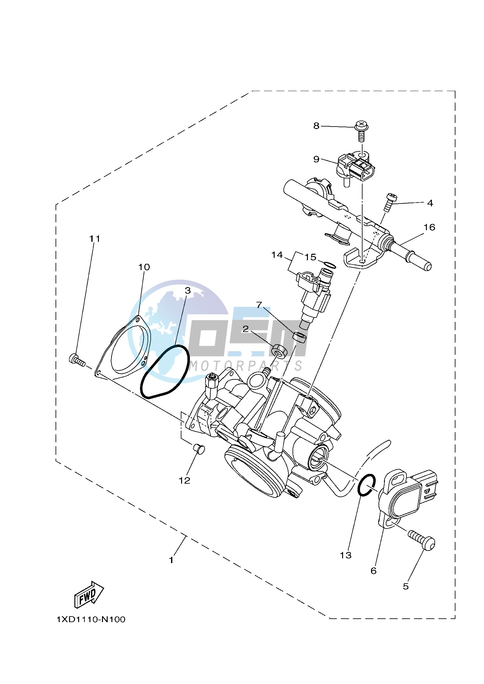 THROTTLE BODY ASSY 1