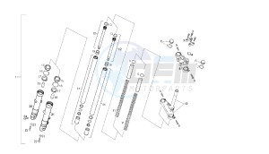 MULHACEN - 125 CC VTHMS1A2A 4T EU3 drawing FRONT FORK