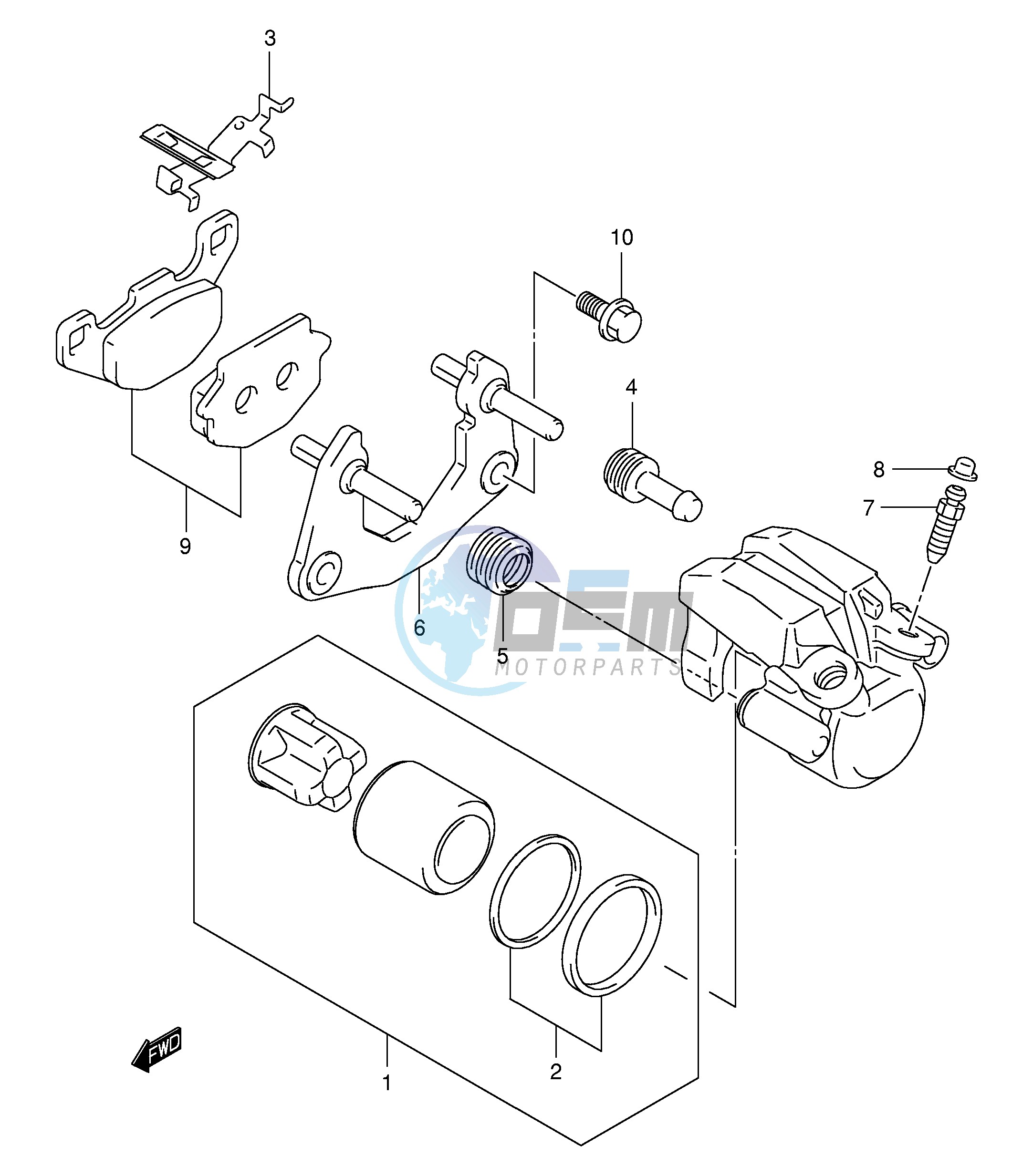 REAR CALIPER