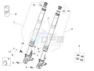 TUONO 1100 V4 RF E4 ABS (APAC) drawing Front fork