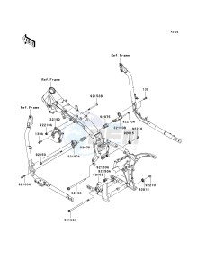 VN 2000 H [VULCAN 2000 CLASSIC] (8F-9F) 0H9F drawing ENGINE MOUNT