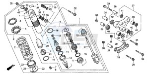 CR80RB drawing REAR CUSHION