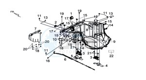 MAXSYM 400 I drawing HELMET BOX