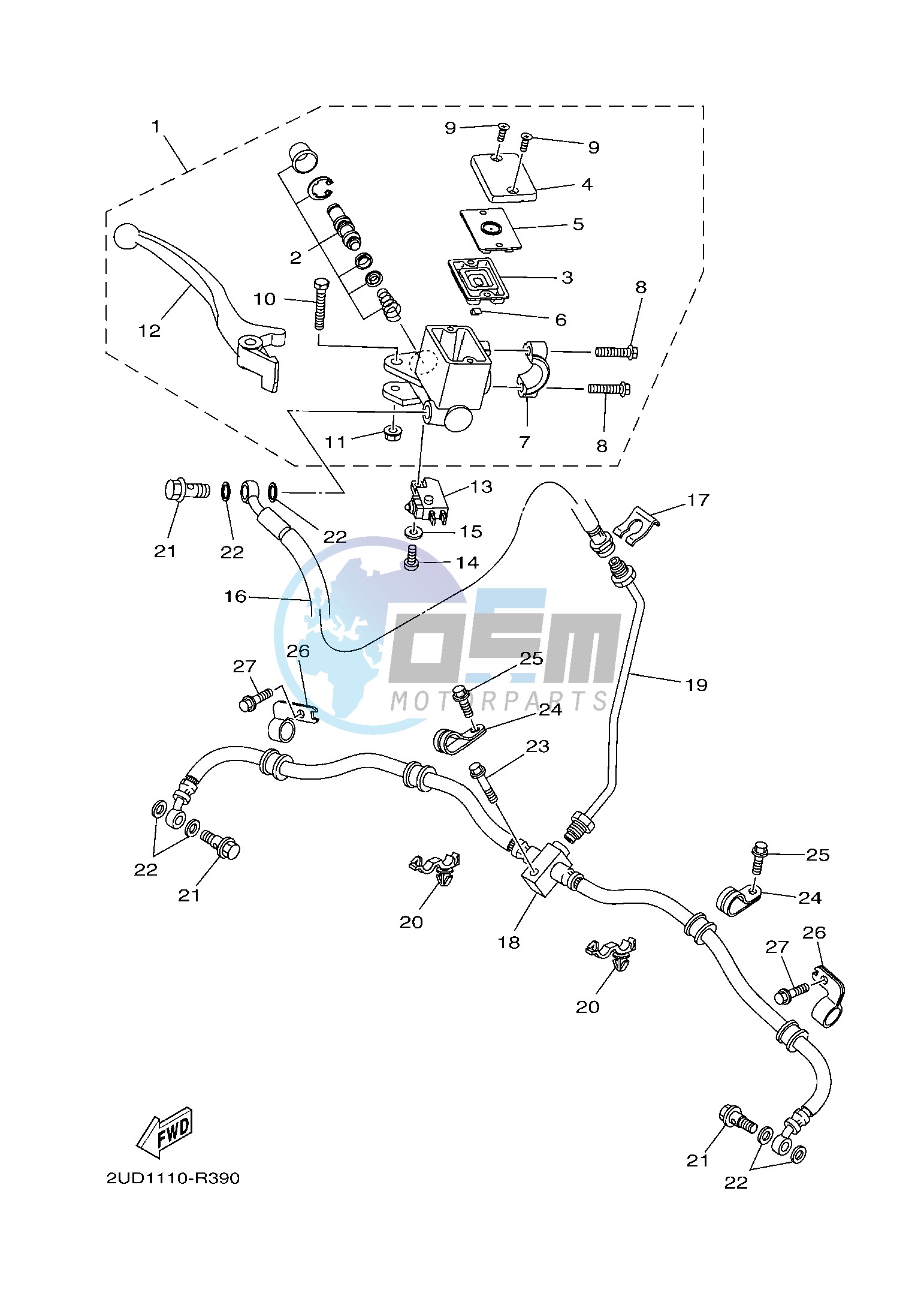 FRONT MASTER CYLINDER