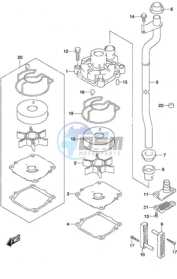 Water Pump High Thrust