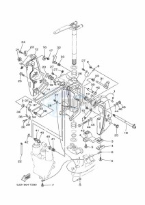 LF250UCA-2019 drawing FRONT-FAIRING-BRACKET