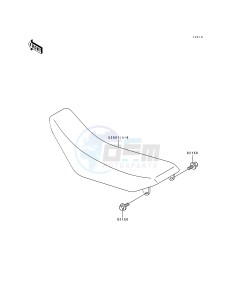 KX 250 H [KX250] (H1-H2) [KX250] drawing SEAT