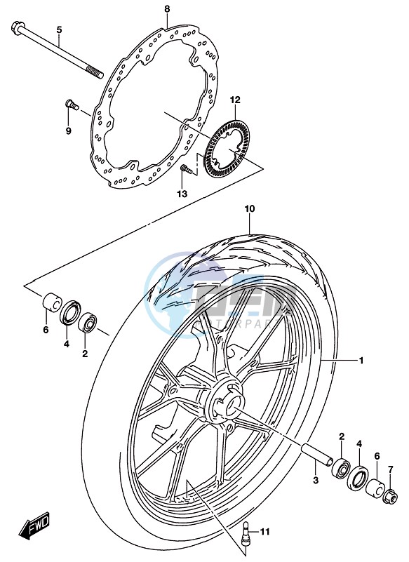 FRONT WHEEL