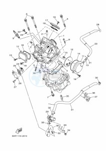 YFM700FWAD GRIZZLY 700 EPS (BLTS) drawing CYLINDER HEAD