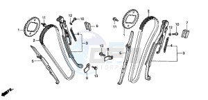 NV750C2 drawing CAM CHAIN/TENSIONER