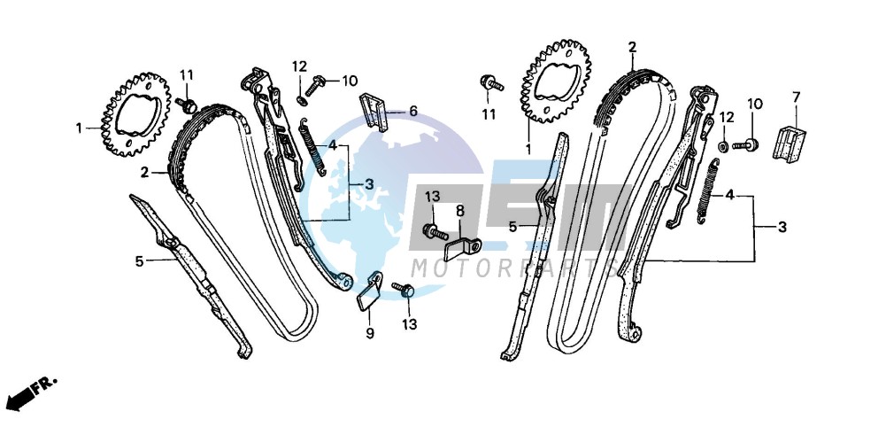 CAM CHAIN/TENSIONER