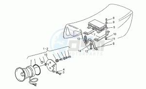 V 65 650 Polizia - PA NuovoTipo Polizia/PA NuovoTipo drawing Sonora two-tone sirens