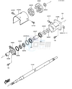 JS 300 B [JS300] (B3) [JS300] drawing DRIVE SHAFT