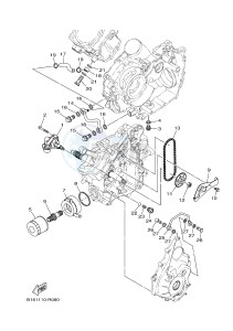 YFM700FWAD YFM70GPHH GRIZZLY 700 EPS (B1A3) drawing OIL PUMP