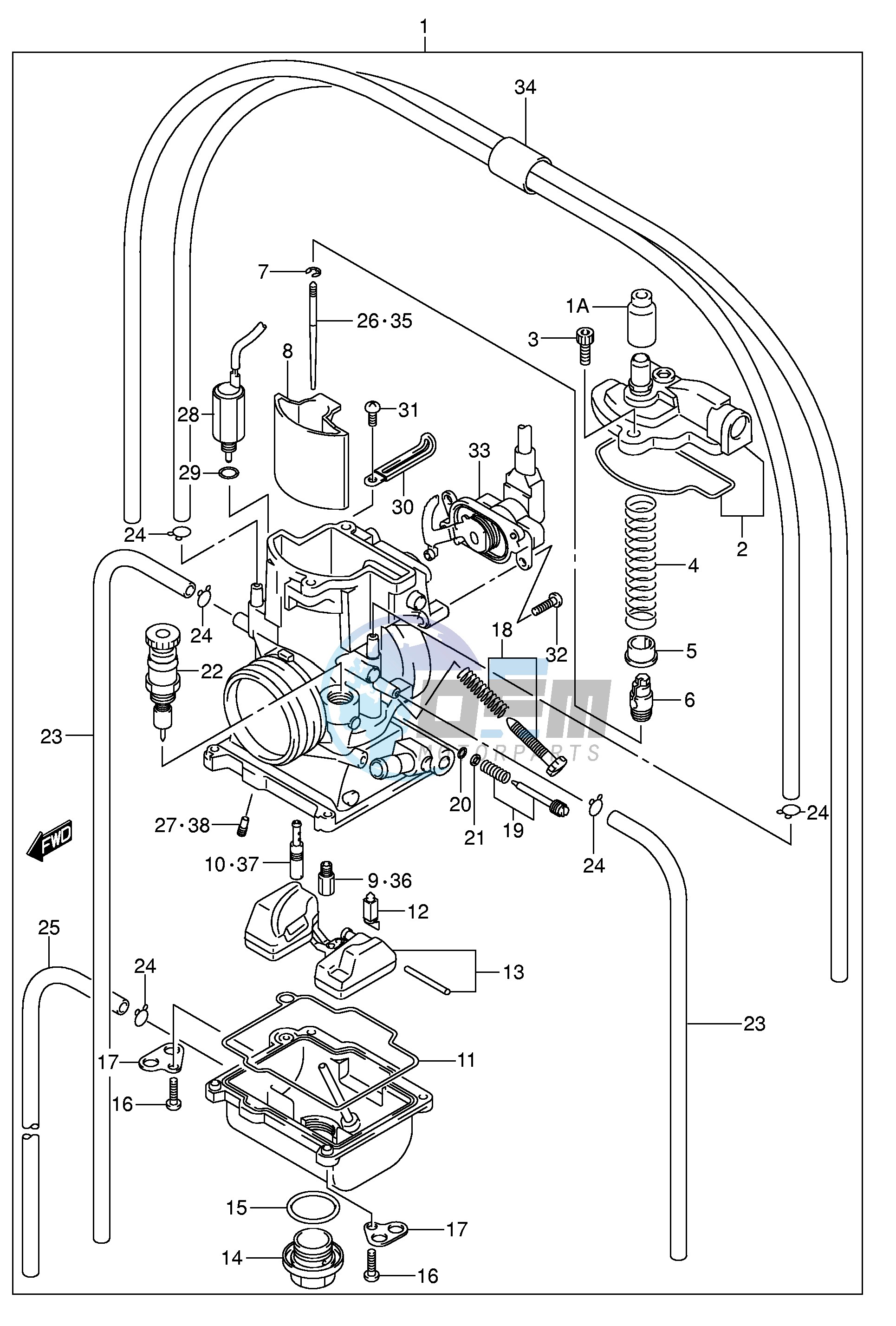 CARBURETOR (MODEL K1)