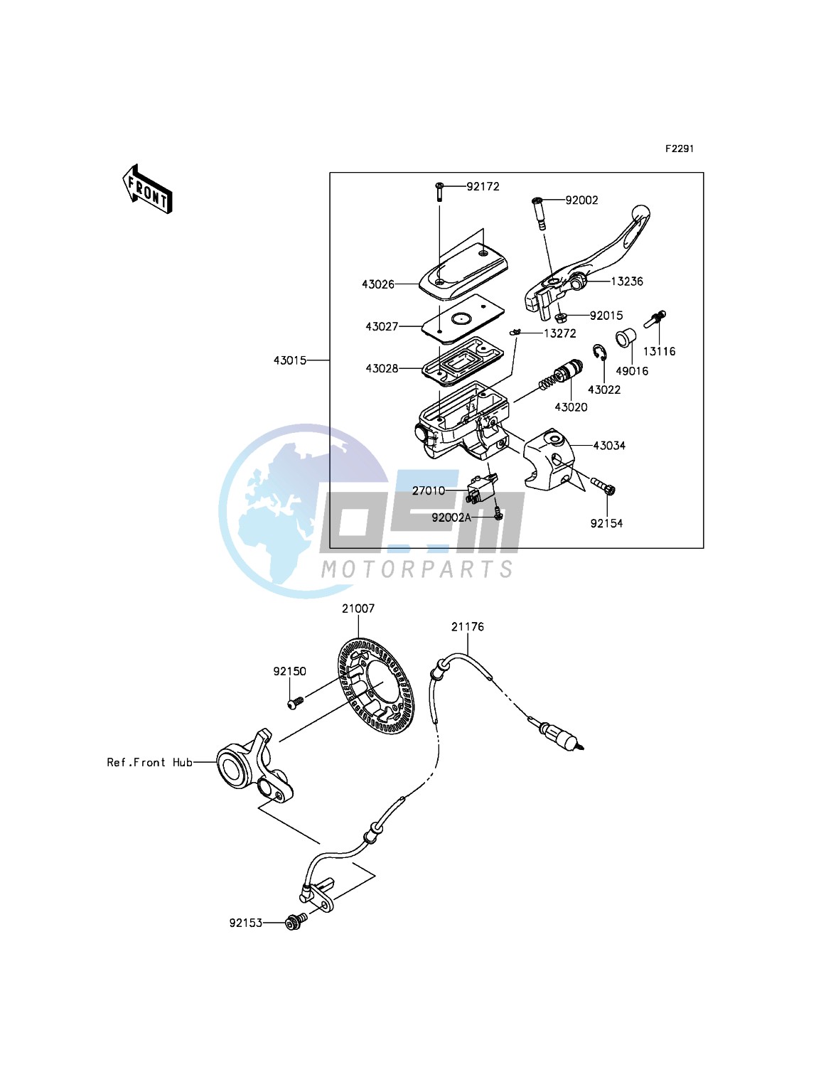 Front Master Cylinder