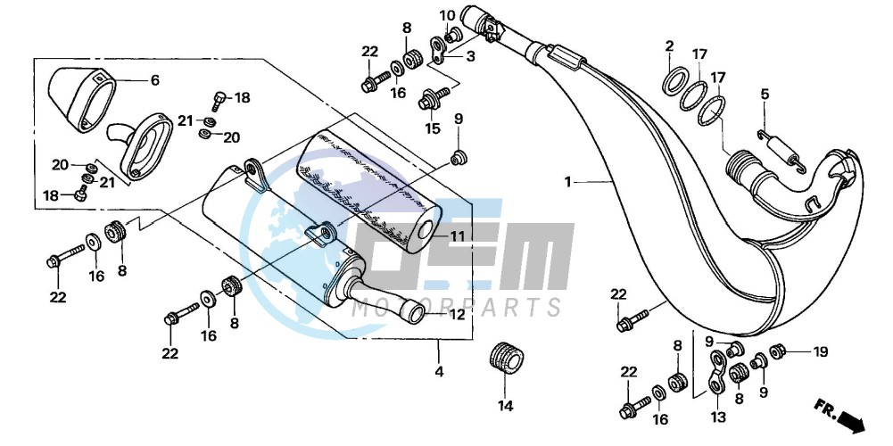 EXPANSION CHAMBER (CR250R5)