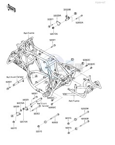 KLF 300 A [BAYOU 300] (A2) [BAYOU 300] drawing FRAME FITTINGS