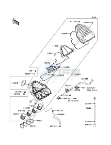 VERSYS_1000 KLZ1000ACF FR GB XX (EU ME A(FRICA) drawing Air Cleaner