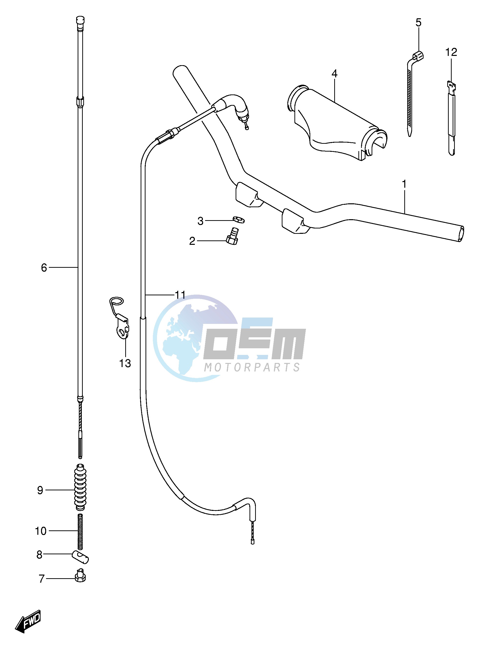 HANDLEBAR CABLE