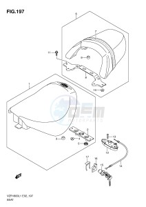 VZR1800 (E2) INTRUDER drawing SEAT (VZR1800ZL1 E19)