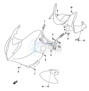 GS500 (P19) drawing BODY CWL. INSTALLATION PARTS  (GS500FK4 FUK4)