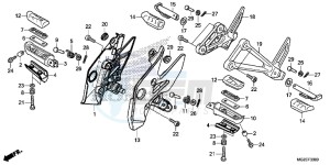 CB500FD CB500F UK - (E) drawing STEP