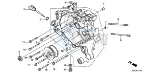 NSC110E Vision 110 - NSC110E UK - (E) drawing RIGHT CRANKCASE