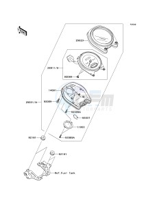 VN 2000 G [VULCAN 2000] (8F-9F) G8F drawing METER-- S- -