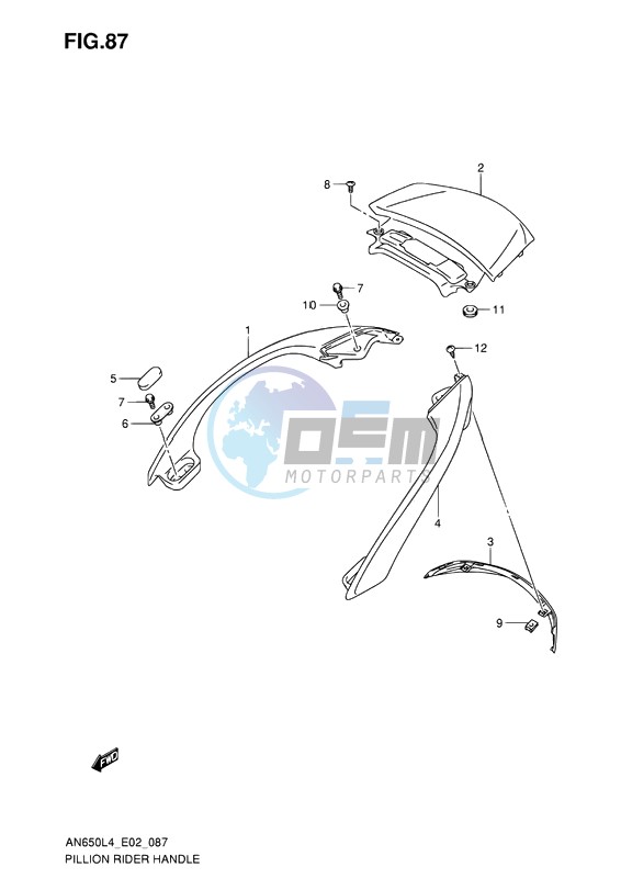 PILLION RIDER HANDLE