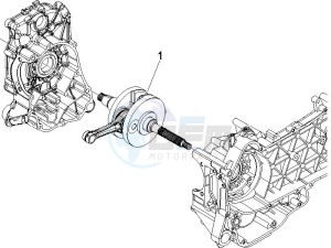 Runner 125 VX 4t SC (UK) UK drawing Crankshaft