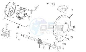 MX 50 drawing Starting shaft