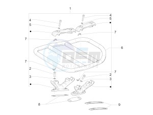 946 150 4T 3V ABS ARMANI (NAFTA) drawing Rear luggage rack