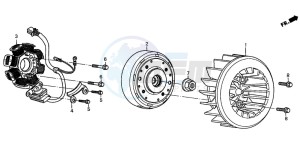 SH100 SCOOPY drawing GENERATOR