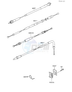 KL 250 D [KLR250] (D2-D3) [KLR250] drawing CABLES