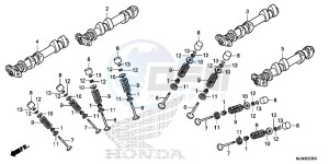 CTX1300AE CTX1300A UK - (E) drawing CAMSHAFT/ VALVE