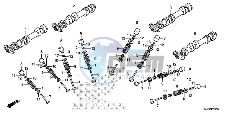 CAMSHAFT/ VALVE