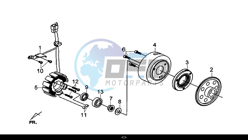 FLYWHEEL STATOR