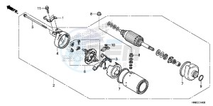 TRX680FAE TRX680 Europe Direct - (ED) drawing STARTING MOTOR