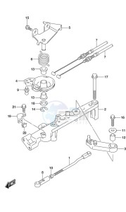 DF 150 drawing Throttle Rod