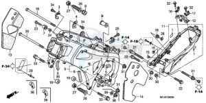 CBR600RR9 U / MME SPC 2U drawing FRAME BODY