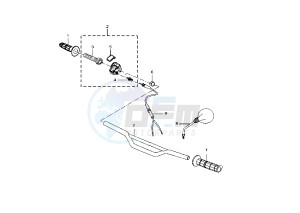 DT R - DT RSM 50 drawing STEERING HANDLE – CABLE