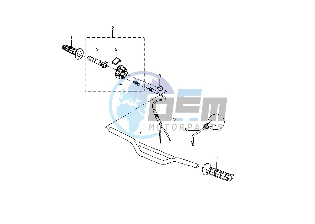 STEERING HANDLE – CABLE