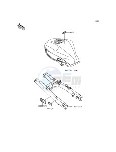 NINJA_250SL_ABS BX250BFF XX (EU ME A(FRICA) drawing Labels