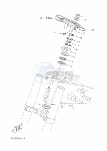 YZF125-A YZF-R125 (B5G6) drawing STEERING