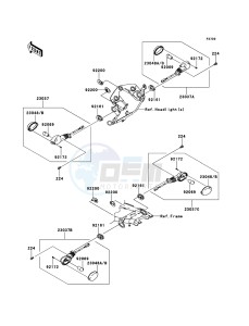 D-TRACKER_125 KLX125DBF GB XX (EU ME A(FRICA) drawing Turn Signals