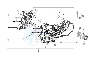 Typhoon 50 drawing Crankcase