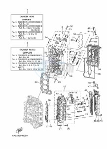 F250GETX drawing CYLINDER--CRANKCASE-2