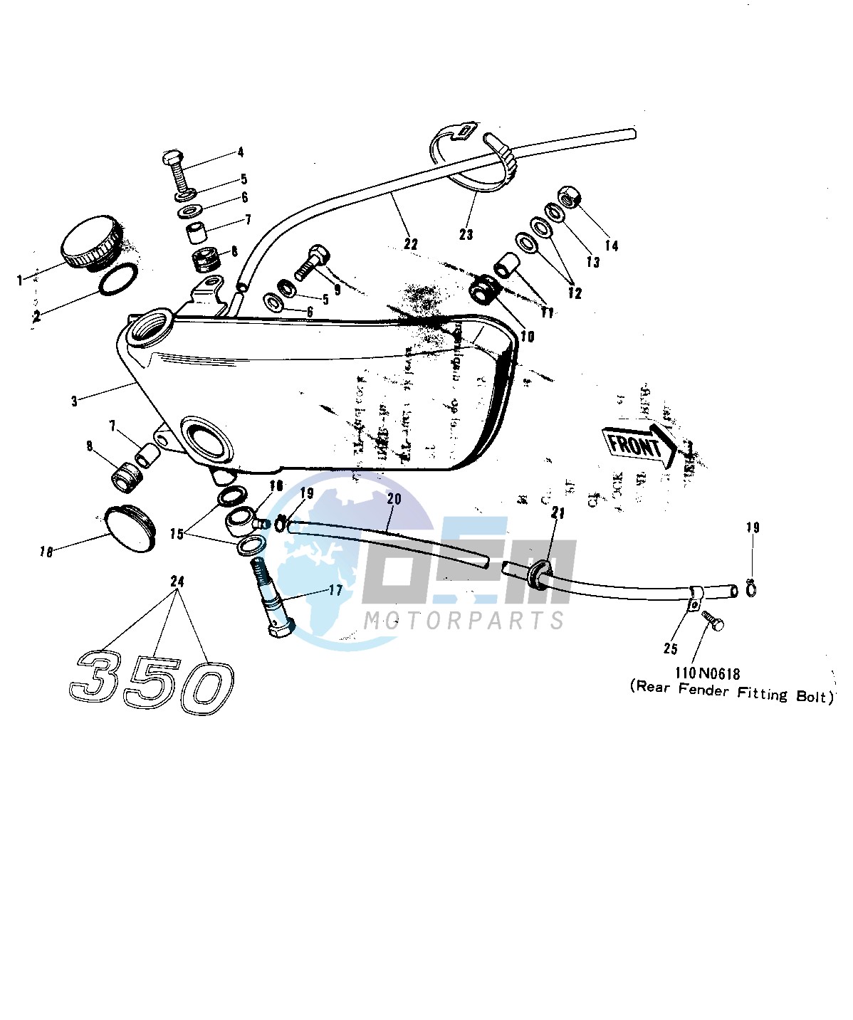 OIL TANK -- 72-73 F9_F9-A 350- -